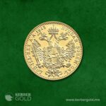 Small gold ducat Franz Joseph I – 986 fine gold coin by Austrian Mint, certified by KERBER GOLD Montenegro