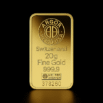 20g gold bar – certified 999.9 fine investment gold by KERBER GOLD Montenegro