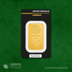 20g gold bar – certified 999.9 fine investment gold by KERBER GOLD Montenegro