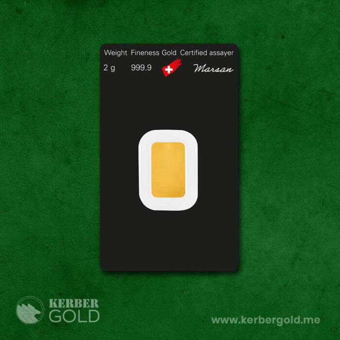 Zlatna Plocica Kerber Gold Podgorica 2g Back