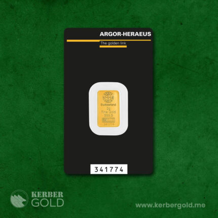 Zlatna Plocica Kerber Gold Podgorica 2g Front